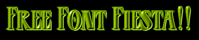 Free Font Fiesta!!