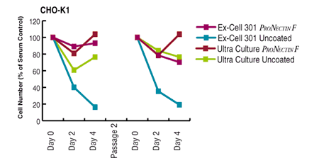 CHO-K1 cells in serum-free media